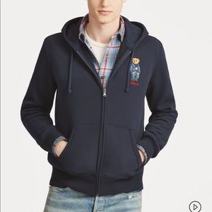 Vintage Style Polo Hoodie